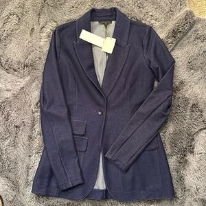 CAPSULE 121 THE VESTA BLAZER MEDIUM BLUE WASH Stretch size Small xs